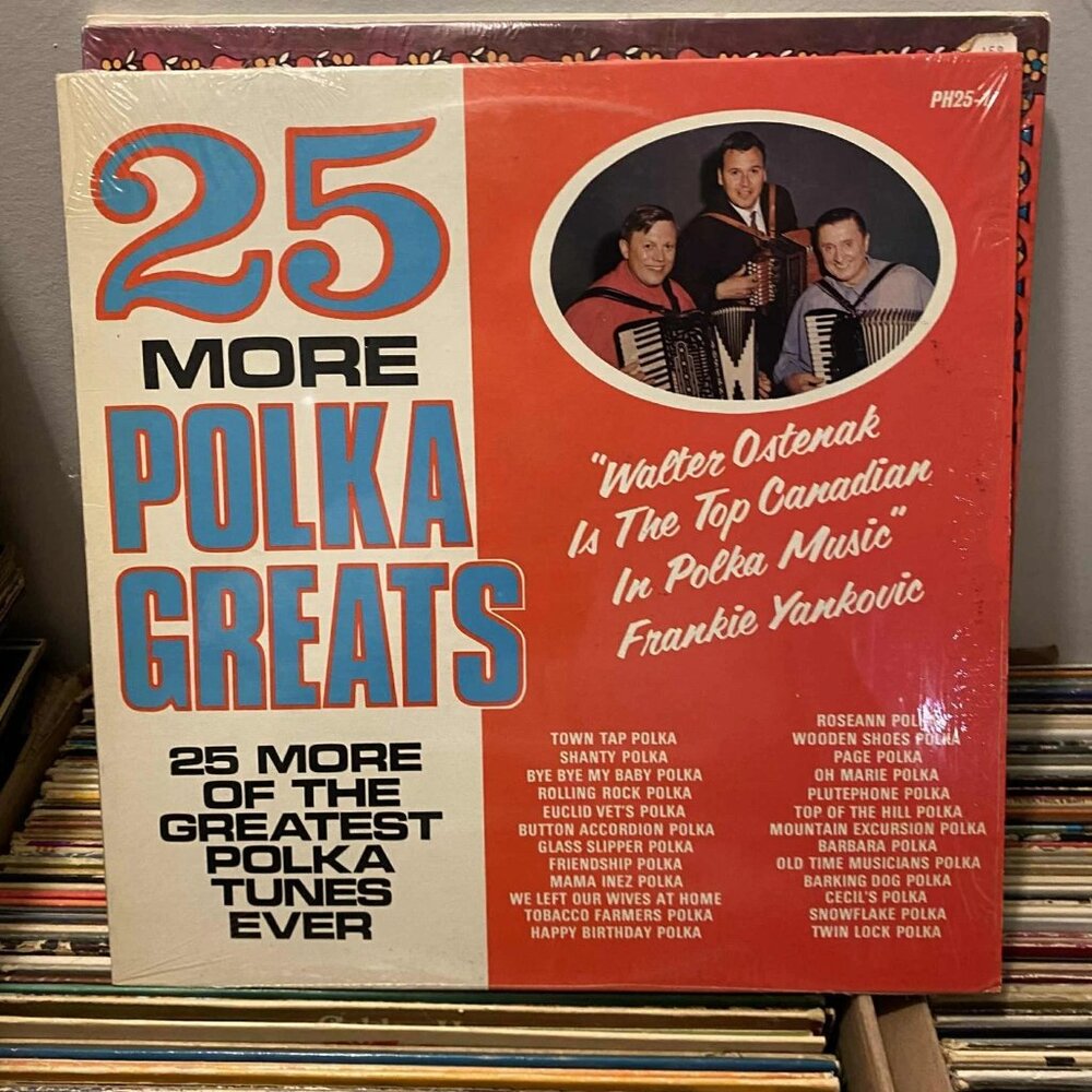 Walter Ostanek – 25 More Polka Greats Vintage 33rpm VG+ AJ31